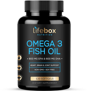 OMEGA FISH OIL - 120 COUNT